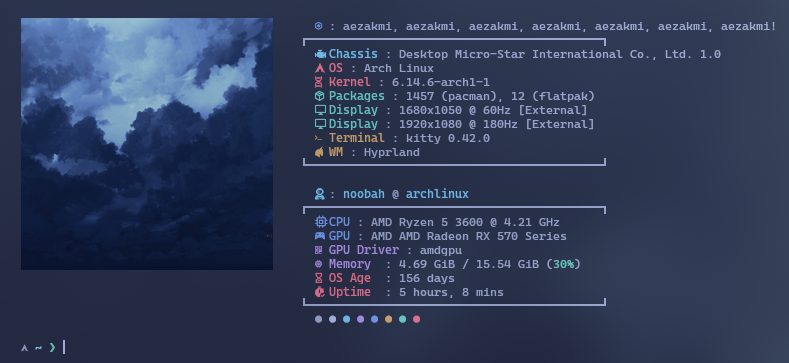 i use arch btw :3